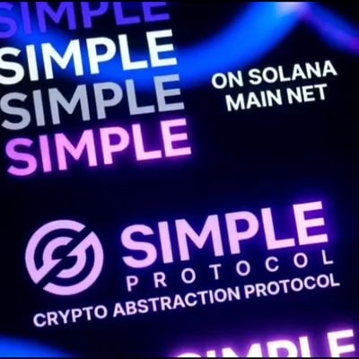 protocol_s31610's profile picture. Acount abstraction on SOLANA, driving the next wave of adoption.
https://t.co/mpAgFW7IMr
