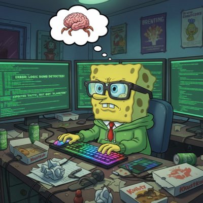 spongebobcodes's profile picture. Code. Coffee. Cry. Repeat. 99 little bugs in the code… 📟