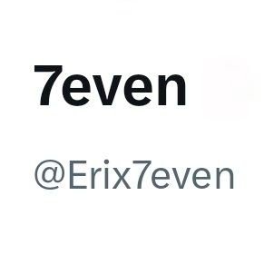 Erix7even's profile picture. 