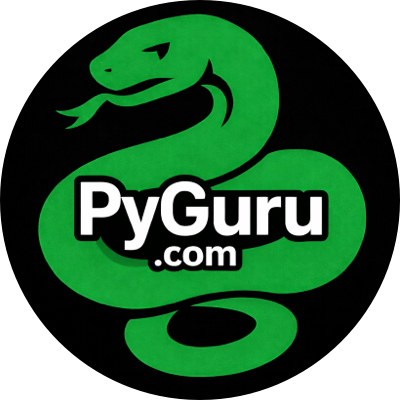 PyGuruAcademy's profile picture. We’re an open educational initiative helping learners master machine learning with Python programming. Learn #Python with PyGuru. 🐍