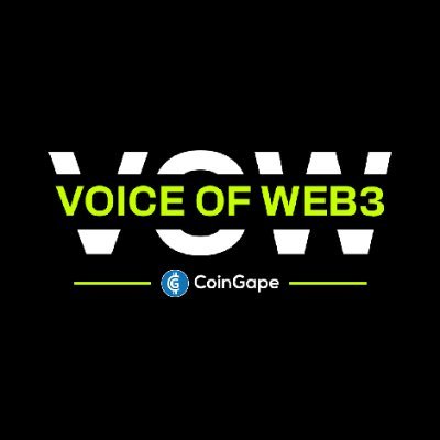 VoiceOfWeb3_'s profile picture. 🎙️ Your front-row seat to the voices shaping Web3 🚀
Powered by @CoinGapeMedia