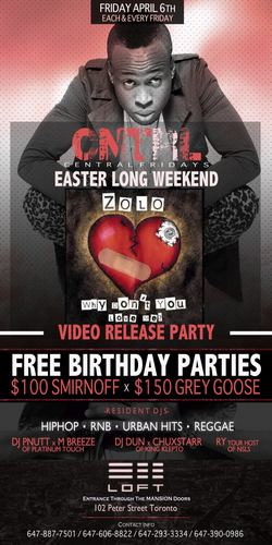 CNTRLFridays's profile picture. Toronto's #1 Weekly Party with @DJDun @ChuxStarr @Ry_NorthernStar @DJPnutt @MCBREEZYY