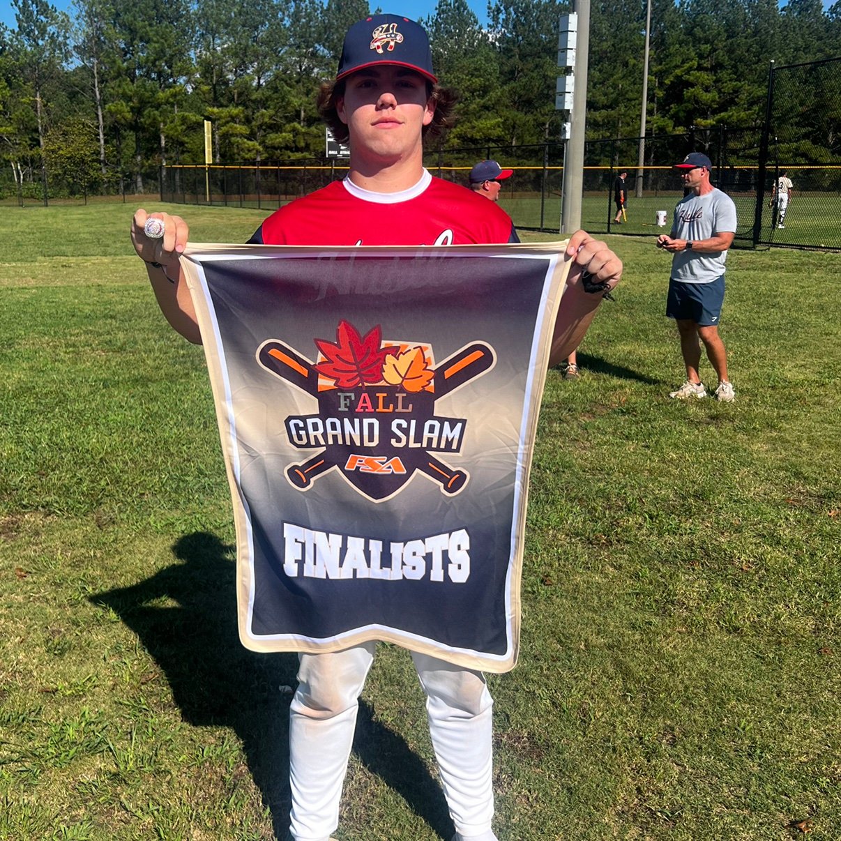 JacksonJone22's profile picture. Silverdale Baptist Academy ‘29 Hustle Baseball 1B/RHP/3B 6’0” 225lbs GPA 3.75