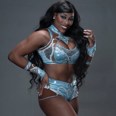 IAM__KJ's profile picture. Lash Legend, Jade Cargill, Victoria Crawford,Randy Orton, & Austin Theory hype man