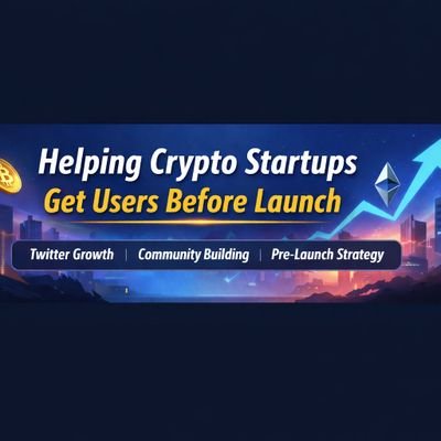 the_nino01's profile picture. I help early-stage crypto & Web3 founders get users before launch.
Twitter growth • community • launch traction
DMs open