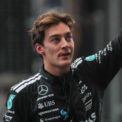 georussel63's profile picture. # https://t.co/mAEvxSHecY Lucky number—Skill & precision on the track, racing for Mercedes. George Russell (1998)