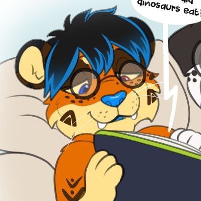 L1ttleStripes's profile picture. Hunter/♂🏳️‍⚧️/3(34)🇬🇧🇸🇪/Little Tiggy/BabyFur/Artist/Shy/Disabled/ Autistic/Loves Disney, Dot Hack fanatic. Sonas: Hunter and Lil Parmesan