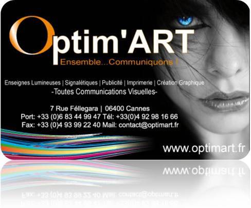 Optimart1's profile picture. Nous sommes une société d'Enseigne Lumineuse - Marquage Publicitaire Habillage Magasin, véhicules, etc..) Impression Grand Format - Bache Tendue, etc ..