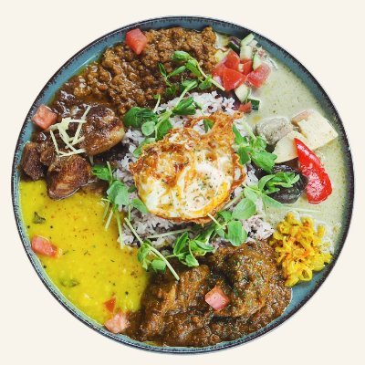 東インド現地経由の創作カレーやマレーシア料理、grill BBQなど、路地裏アジアをワンプレートに！！食べログ百名店 2019･2020カレーWEST/2022・2023アジアエスニックWEST 大阪メトロ中津駅すぐ、ほぼ年中毎日営業11:30〜15:00 18:00〜22:00 （水曜ランチのみ）