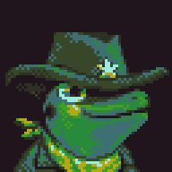 rogue_frog's profile picture. This town ain't big enough for the both of us... ribbit.

Pixel art, no AI, no nsfw.