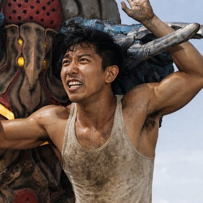 ultraman_neos's profile picture. 凶暴で恐ろしい怪獣と戦うウルトラマン戦士のように、筋肉質で男らしい男性が拷問を受けるのを見るのが大好きです！💪🏻💦💀