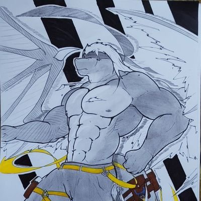 XanderScale's profile picture. 🖌️A bara fur artist🖋️~ Small 🇲🇾 ☯️ Walking alone in this world ✡️ Your local wholesome derg㊙️Suggestive | R-16