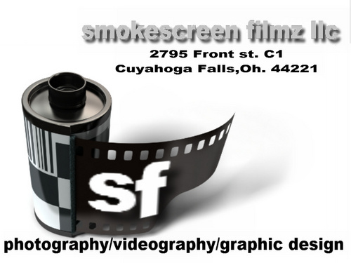 smokescreen filmz is Akron,Ohio's top multi-media company. Specializing in photography,videography and graphics