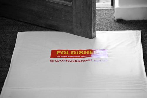 FOLDiSHEET created by a joiner for all trades protects w/tops floors from damage. #SBS @theopaphitis #MOM #purplebiz Winner also kitchens/bedrooms /decking