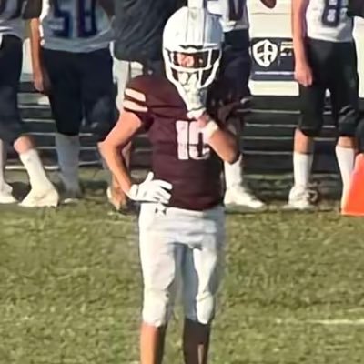 Markusmeie19610's profile picture. Class of 2031 | Magnolia Junior High | WR/LB| 5’6 125 lbs | #10 | 200m: 32sec| 400m: 75sec