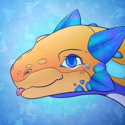 photon_opal's profile picture. | Irish Opalized Ankylosaurus Paleo-nerd | 22 | He/She/They (Genderfluid) | Artist | Here for creative works and gaming | PFP: @raptorqueen007