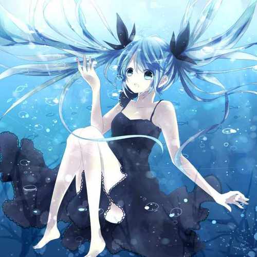 The deep sea girl,when ever will she stop~♪ Hello. I'm Miku Hatsune (shinkai shoujo ver) I hope we can be friends.