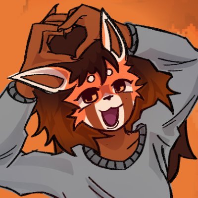 ThatsRedPanda's profile picture. | Furry | 19 | Genderfluid | She/They | I draw and make music sometimes | (㇏(^,..,^)ノ)