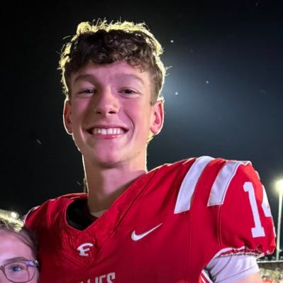 KressMohr14's profile picture. 2028 QB/Fredericksburg HS/5’11 155/ New Comer of The Year/ CF⚾️ (6.8 60 yard dash) NCAA ID #2602816865