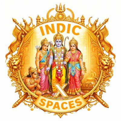 IndicSpaces's profile picture. Aggregator of Centre-Right Content.
#IndicSpaces
#TamilSpaces 
#தமிழ்Spaces

Tag us for any Dharmic Spaces/CH.