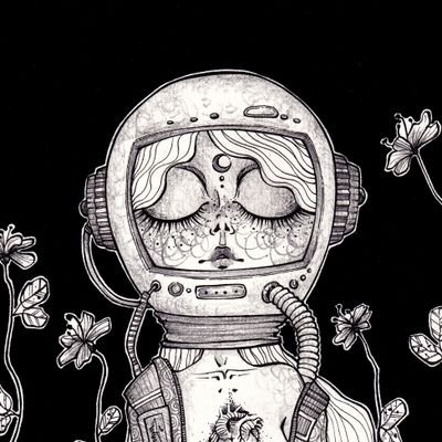 afonya_july's profile picture. 🍀Space stories • Dark aesthetics  • NFT • Traditional and digital art •