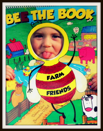 As seen on the Late Late Toy show .Bringing young children and books together in a real fun way . Bee The Book : Farm Friends share it with your child.