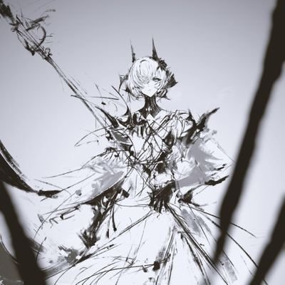 Tudasix's profile picture. 黒白一辺倒