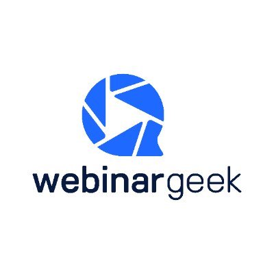 WebinarGeek's profile picture. The most complete webinar platform - Grow your business, engage with customers and be an expert with professional webinars.