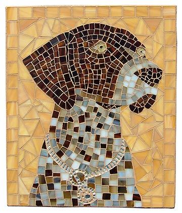 CreativeArfs's profile picture. Custom dog portraits in mosaic or encaustic collage.