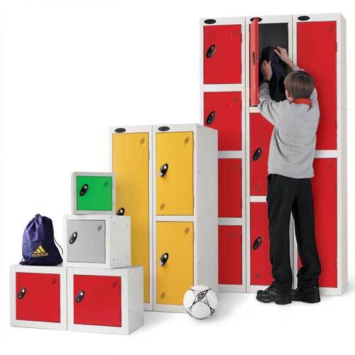 Lockerstore offers PROBE storage lockers, replacement locker keys, steel and hazardous cabinets and cloakroom benches