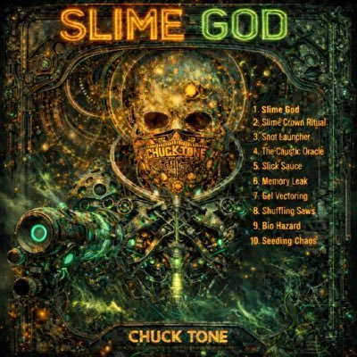 TheChuckTone's profile picture. (Audio Engineer:11) (Giant Nerd:10) #KAMUI @OpenArt_ai @CapCutapp +15CPP https://t.co/kWpyg7PWgo #215 — Slime God — 2-20-2026