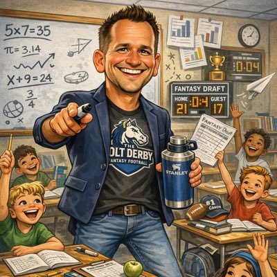 RyanKennedy_22's profile picture. #FantasyFootball Ambassador, Proud Dad & Husband, #NFL fan #DadJokes #Camping #ChooseKind #TeachersOfX #SFB15 #BOTS_2024 👑 The Commish of #TheColtDerby🦻