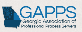 The Georgia Association of Professional Process Servers (GAPPS) is dedicated to promoting a high level of professional & ethical standards for process servers.