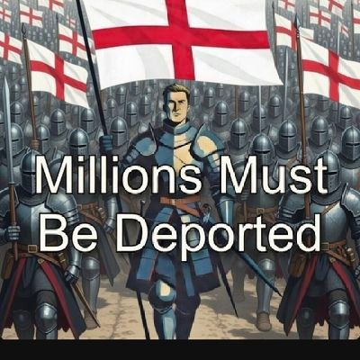 right_far_right's profile picture. England the Homeland of English people. Every single foreigner must leave to save our Homeland! Its not personal it's common sense! 
England for the English!
