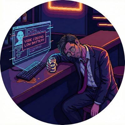 efsor_vibe's profile picture. 意識不明系会社員。定時後、AIと直感で非生産的webアプリを無意味に量産。効率化も収益化も求めない。コードは書けない、読めない。#html #JavaScript #VibeCoding
