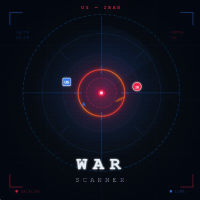aiwarscanner's profile picture. 🛰️ AIWarScanner — US-Iran Conflict Intelligence

What we track:
→ Military deployments & naval movements
→ Nuclear negotiations & deadlines
→ Regional position