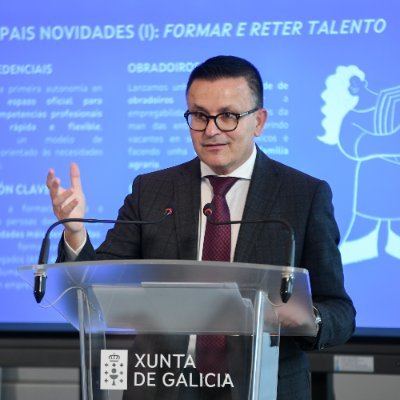 JoseGonVaz's profile picture. Conselleiro de Emprego, Comercio e Emigración da @Xunta de Galicia