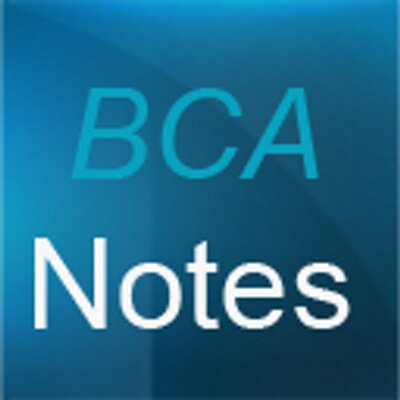 Collection of Notes for BCA students of PU Collection of Notes for BCA students