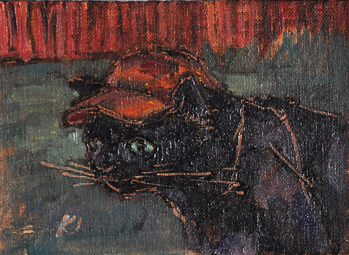 TheCatPainter's profile picture. A new cat painting posted to my blog every week.