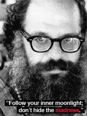 Allen Ginsberg quotes.