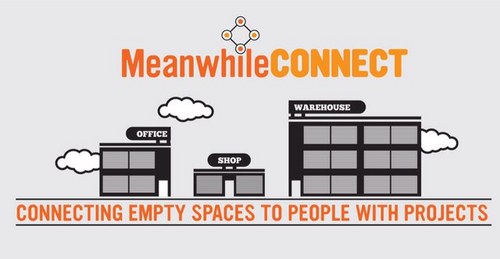 Meanwhile Connect is the exciting new service from @meanwhile_space, bringing empty spaces back into 'meanwhile' use by projects, pop-up shops & events.