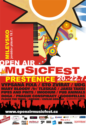 Nejkrásnější jihočeský festival uprostřed luk a polí s nepopsatelnou atmosférou! - 19. - 22. 7. 2012