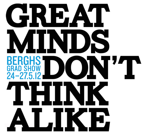 BerghsAgency's profile picture. The Berghs agency is Berghs own, student based, advertising agency. We are responsible for producing this years Grad Show, taking place between May 24th - 27th.