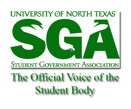 The Student Government Association serves as the official voice of the UNT Student Body.