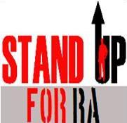 StandUpforRA's profile picture. www.StandUpforRA is an organization dedicated to providing a social outlet for individuals with degenerative joint diseases like rheumatoid arthritis.