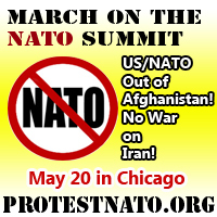 protestnato's profile picture. March on NATO Summit in Chicago on #May20: US & #NATO Out of #Afghanistan Now!
No War on #Iran! #protestnato
@ANSWERChicago http://t.co/1I7Viysvu8