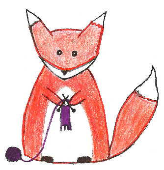 RedFoxKnits's profile picture. A little red fox who found some string