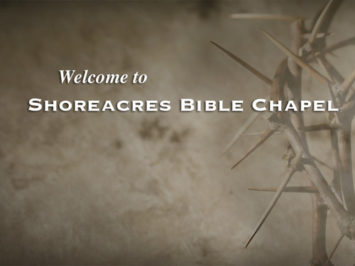 ShoreacresBible's profile picture. Christ Centred, Bible believing chapel. Jesus Christ is Lord.