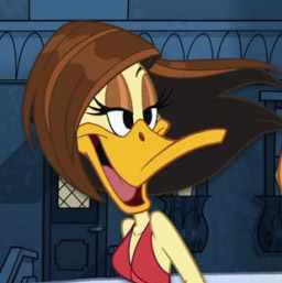 Im Daffy's ,beautiful,street-smart girlfriend. I'm the assistant manager at Copy Place I love Daffy because I love a project#TheLooneyToonShow