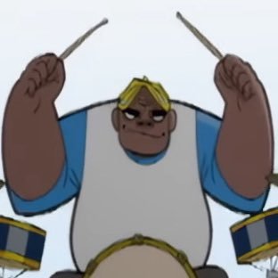 😎russ got the drip😎🥁 (gorillaz phase)